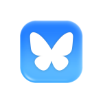 bluesky-app-transparent-icon-free-png